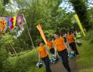 Fusion Dance Group leading the carnival