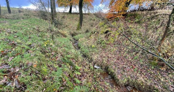 Water level monitoring station at Peers Clough Farm, Whitewell Brook (credit Rob Dyer)